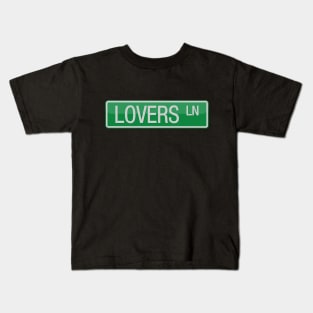 Loves Lane Road Sign Kids T-Shirt